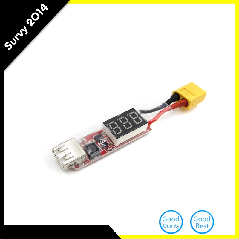 2S-6S Lipo Battery XT60 Plug to USB 5V 2A Charger Converter Adapter for Phone PC diy electronics | Электронные компоненты и