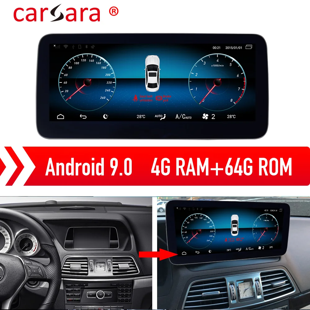 Mercedes E Class Coupe W207 C207 A207 E250 E350 Android 9,0 навигационный планшет с сенсорным экраном мультимедийная система