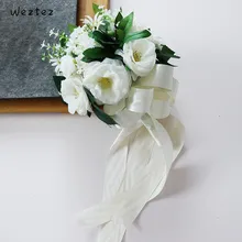 Букеты невесты Свадебные цветы Свадебные букеты Искусственные белые моделирование невесты фотографии букет аксессуары SPH77