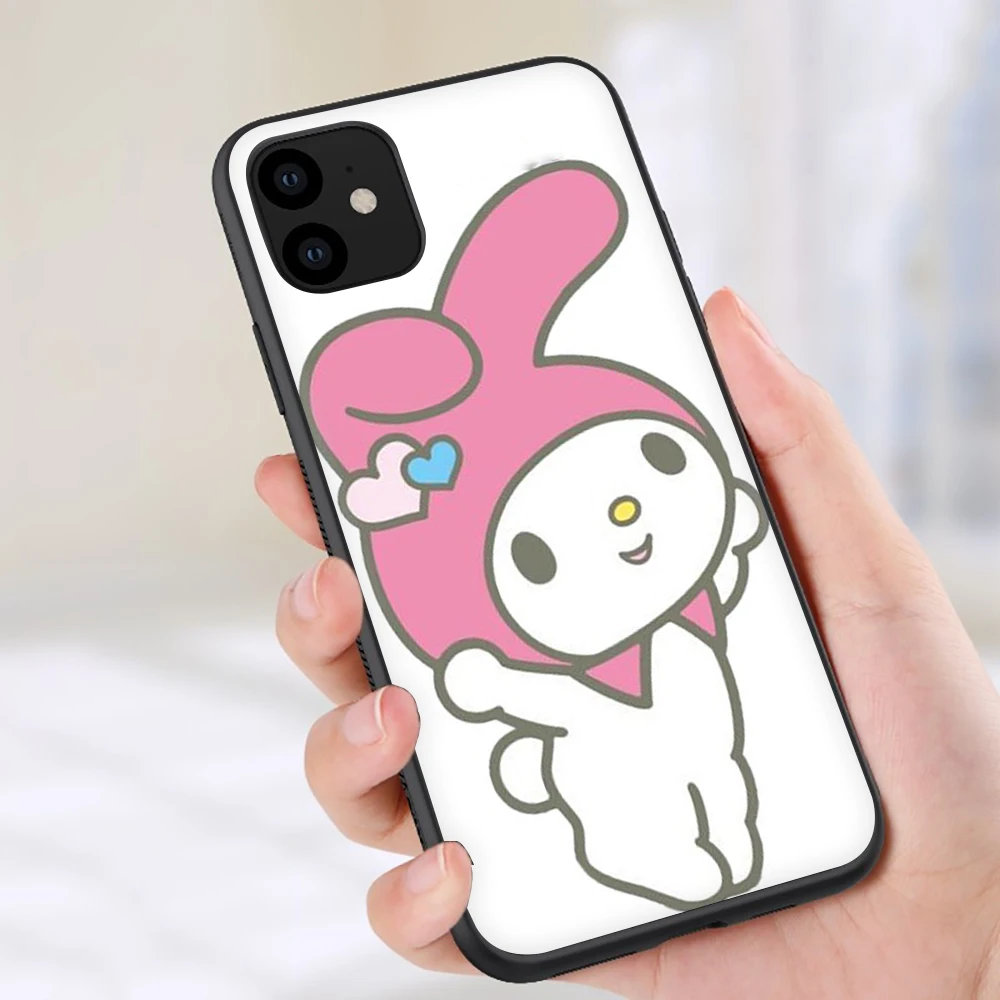 Мягкий силиконовый чехол для телефона My Melody чехол для iPhone 5 5S SE 6 6S 7 8 plus X XR XS 11 Pro Max - Цвет: B1