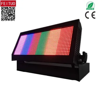 

E-4pcs SMD Strobe Light DMX Wall Washer 1080*0.2w RGB Stage Light Can Be Sound Control Led Strobe Flash Light