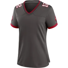 

2021 News Women's America Football Jersey Tampa Bay Godwin Evans Gronkowski David White Brady Embroidery With Team Logo T-shirt