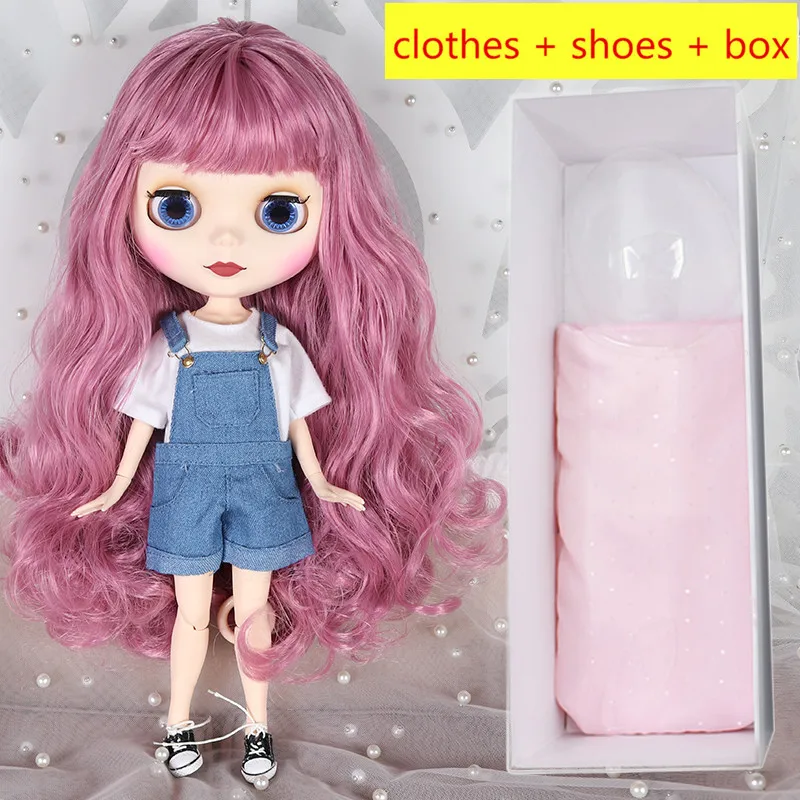 Blyth кукла 1/6 BJD 30 см 7 суставов/19 суставов, белая кожа тела, одежда+ обувь+ коробка набор, куклы игрушки для детей девочек подарочная коробка