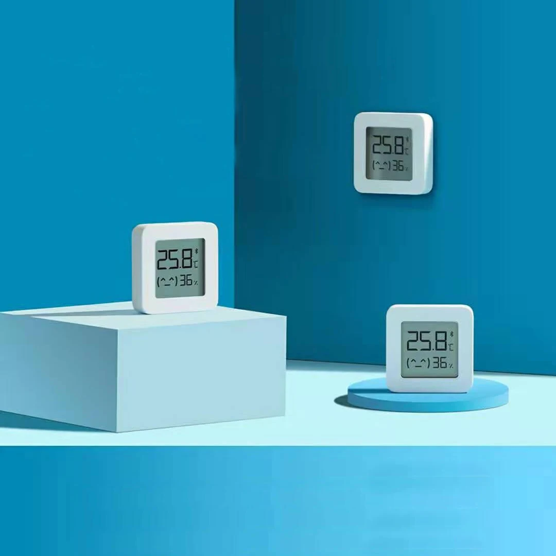Xiaomi Mijia Bluetooth термометр 2 беспроводной умный электрический цифровой гигрометр работает с приложением Mijia