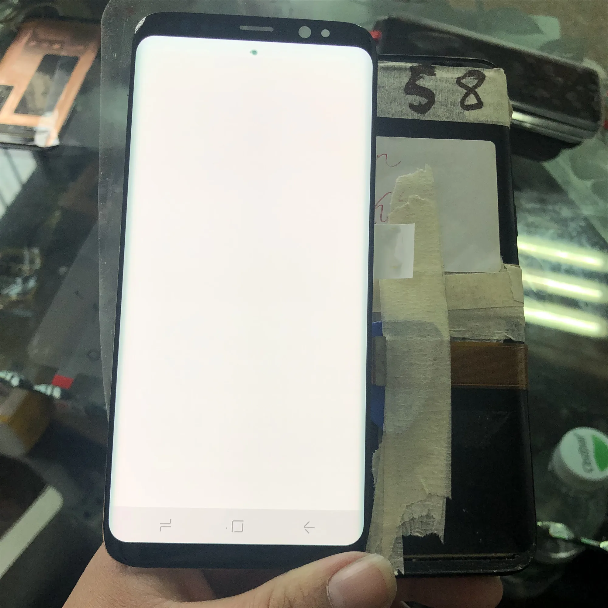 Сменный ЖК дисплей S8 для SAMSUNG Galaxy сенсорный дигитайзер в сборе G950F G950 с рамкой
