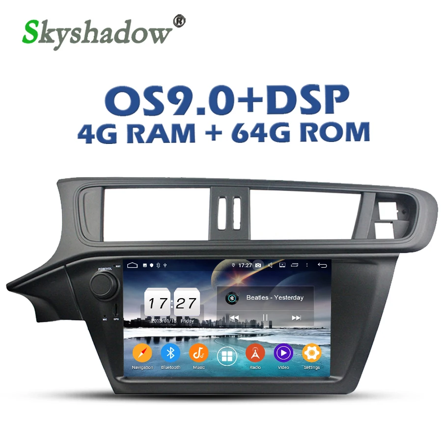 Perfect Car DVD Player IPS Android 9.0 4G + 64GB 8core GPS Google map RDS Radio wifi IPS Bluetooth 4.2 For Citroen C3 2005-2010 2011 0