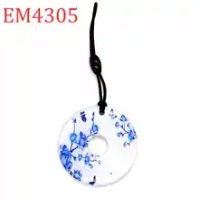 125 кГц, ID, круговой водонепроницаемый брелок, жетон, значок, пустой перезаписываемый, записываемый EM4305 EM4205, брелок, карта контроля доступа, бирки 1