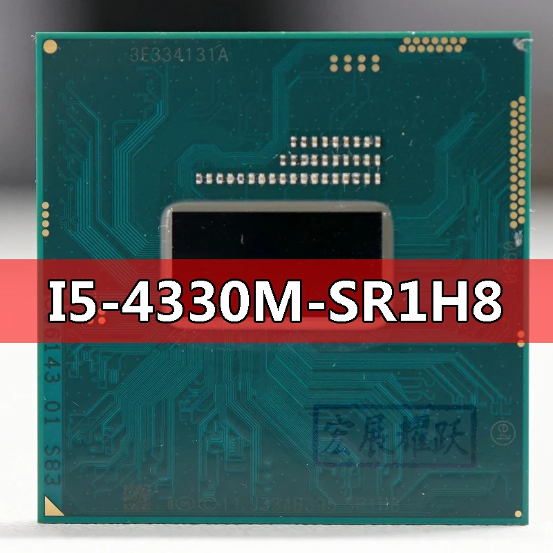 Процессор Intel Core I5-4330M SR1H8 процессор i5 4330M Ноутбук гнездо G3 rPGA946B подходит для HM86/HM87