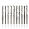 XCAN 10pcs 3.175mm Shank CNC End Mills Cutting Length 15/17/20/22mm One Flute Spiral Router Bits Singe Flute Milling Cutter ► Photo 3/6