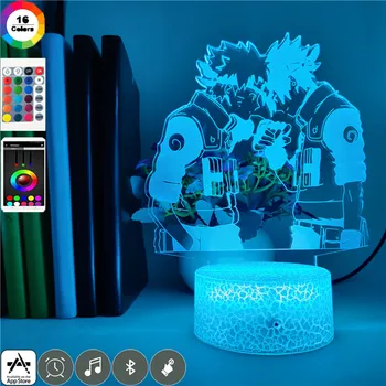 

3d Led Night Light Naruto light Uchiha Sasuke Figure Nightlight for Kids Home Decor Touch Sensor Table Lamp Smart Phone Control