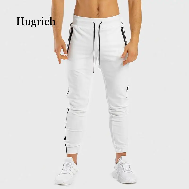 New Mens Trackpants Casual Pants Joggers Sweatpants Cotton Skinny Trousers Male Gyms Fitness Workout Sportswear Pencil Pants