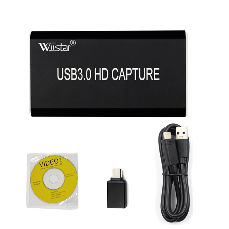 

HDMI to USB-C USB3.0 USB Video Capture Card Game Streaming Live Stream Broadcast with USB 3.0 Type C OTG cable