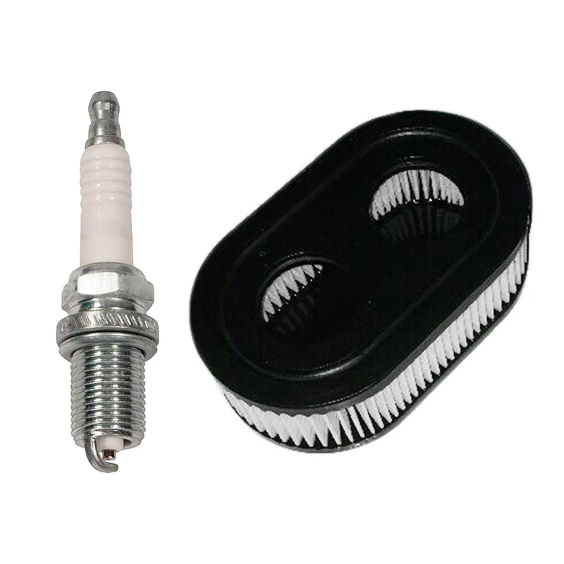 

2pcs Engine Air Filter Spark Plug Kit For Briggs Stratton 550EX 625EX 725EXi Series Lawn Mower Parts Accessories