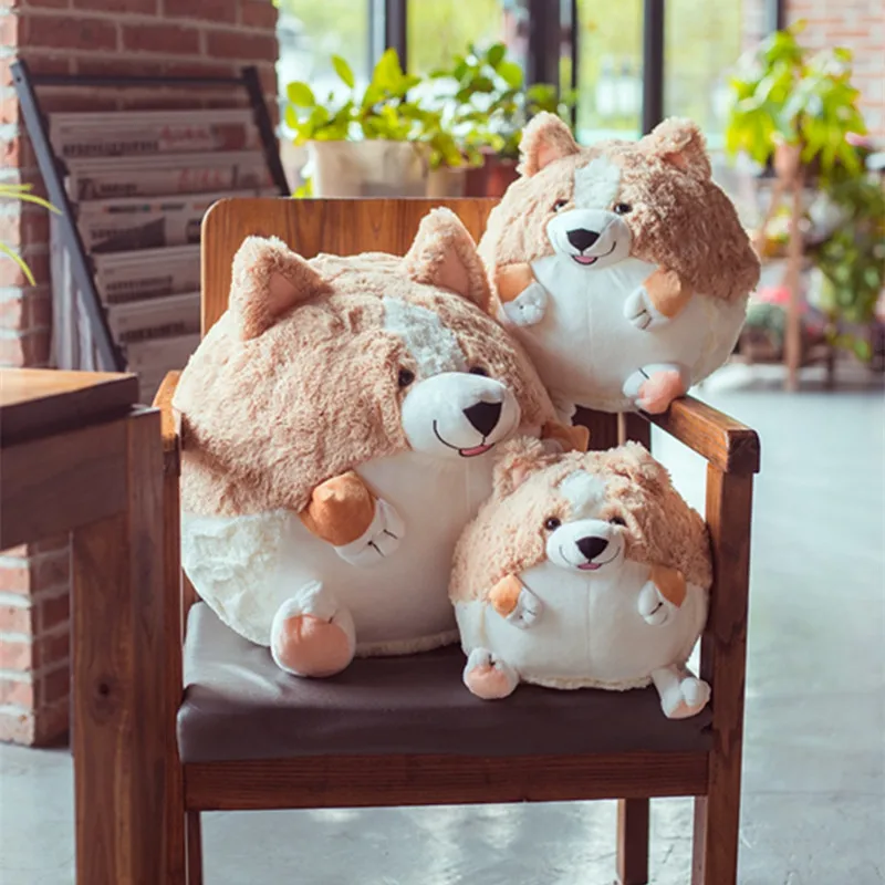 

Corgi Spherical Pillow Creative Women's Birthday Children Gift Doll Corgi Related Products Toy Stuffed Toy Dog