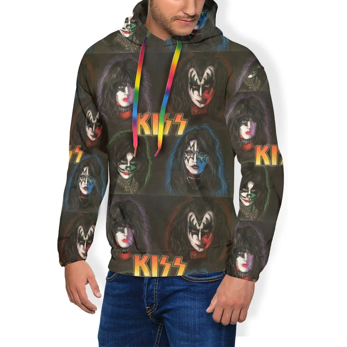 Kiss band hoodie Clearance