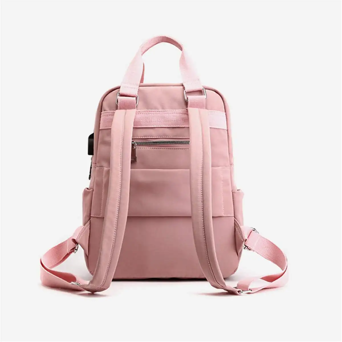 Женские нейлоновые школьные рюкзаки, новинка, рюкзак с защитой от кражи, USB зарядка, водонепроницаемый рюкзак, школьные сумки для девочек-подростков, дорожная сумка, Новинка