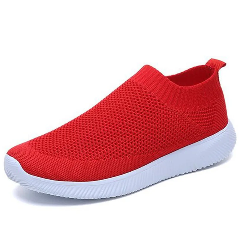 

2020 Explosion Models Flying Woven Casual Sports Shoes Women Lightweight Stretch Cloth Large Size Women Shoes Socks Shoes