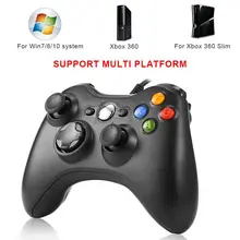 Joystick di vibrazione del Gamepad del regolatore cablato USB per il regolatore di Windows 8/10 per il XBOX 360 Controle per il Joystick del gioco del computer portatile