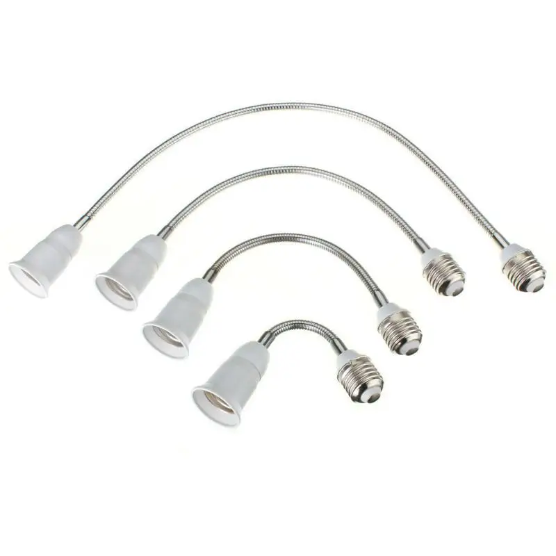

E27 LED Light Bulb Lamp Holder 20/30/40/60CM Flexible Extension Adapter Socket For Lamp Lighting Accessories