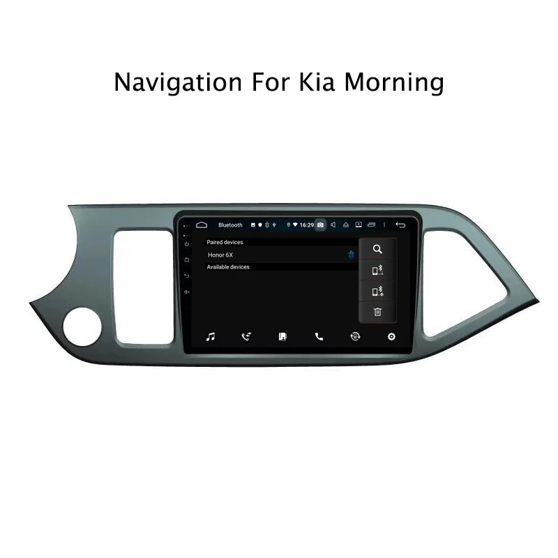 Discount 9" Android Octa Core 4G RAM 32G ROM Car Radio Multimedia Player Navigation GPS For Kia Morning 2011 2012 2013 2014 2015 4