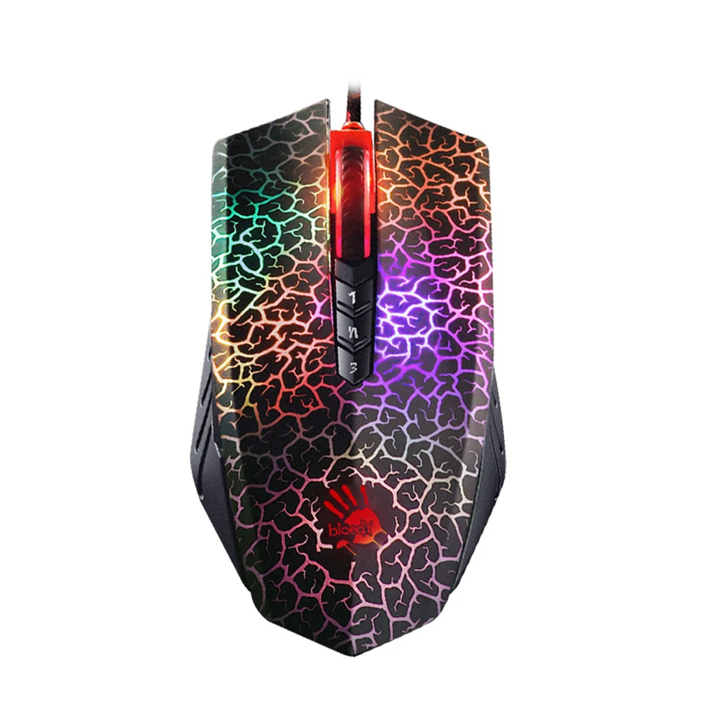 For Bloody A90 A70 4000DPI USB Wired Gaming Mouse Optical Sensor Colorful Glare Mice Professional Gamer PC Laptop | Компьютеры и офис