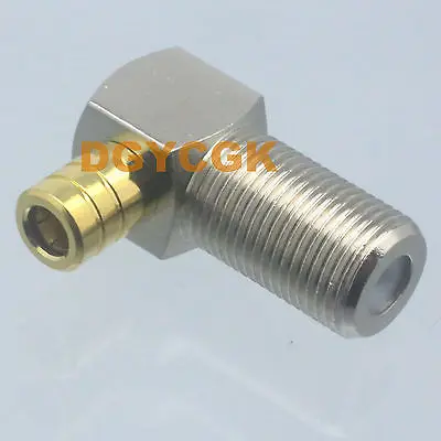 

DHL/EMS 50 Sets*1pc Conversion Adapter F TV female to SMB jack right angle connector for radio -h2