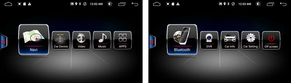 Perfect 1920*720 Resolution Android Screen for Mercedes Benz ML GL W166 X166, with GPS Navigation Radio Stereo Bluetooth Multimedia 12