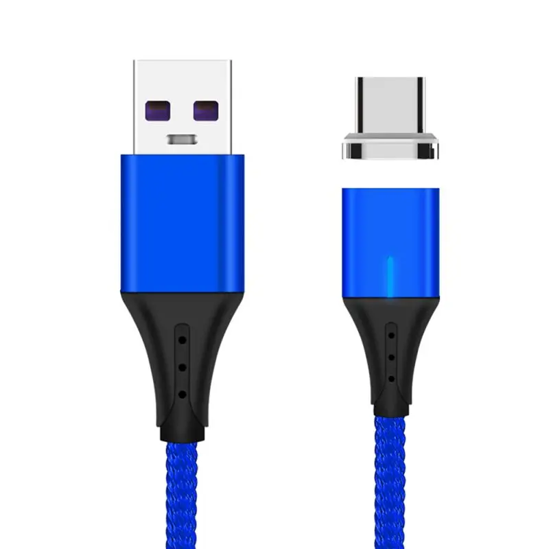 

5A Magnetic USB/Type-C Cable Practical Fast Charging High Speed Data Cable Sync LED Indicator Charger Data Cable