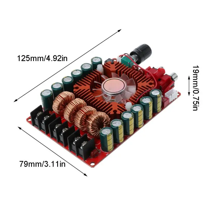 TDA7498E 2x160 Вт Двухканальный аудио усилитель доска 24 в стерео усилитель мощности модуль поддержка одноканальный для автомобиля