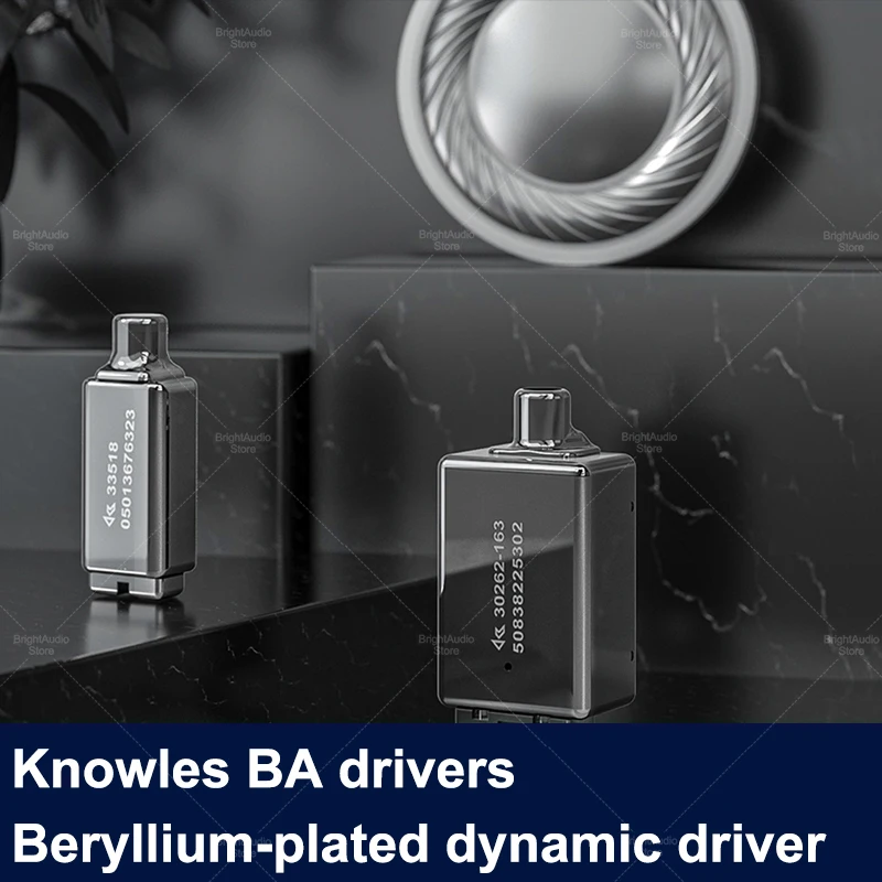 US $137.00 Fiio FH3 2BA1DD Knowles BerylliumPlated Dynamic Hybrid Driver InEar Earphone IEM STURBO Acoustic Design Alloy Shell MMCX