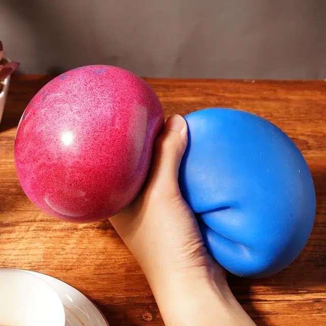 Hot Sale Decompression Vent Ball Color-changing Ball Soft Rubber Squeeze Rebound Flour Pinch Music Adult Color Tpr Toy 5