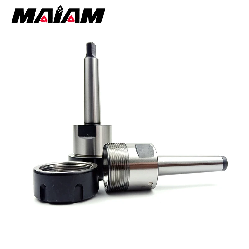 CNC Tool Holder Morse MT2 Tool Holder Rear Pull Flat Tail Center ER Collet Chuck MTA2 MTB2 ER11 ER16 ER20 ER25 ER32
