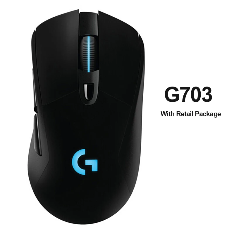 G703 With Box Беспроводная игровая мышь logitech G703 LIGHTSPEED с LIGHTSYNC RGB 12000 dpi для игровой мыши PUBA с поддержкой Windows хромированной ОС Mac OS - Цвет: G703 With Box