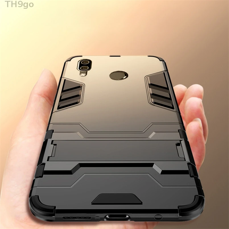 Чехол-подставка для Huawei P20 Pro Lite P Smart Plus противоударный Гибридный защитный чехол P9