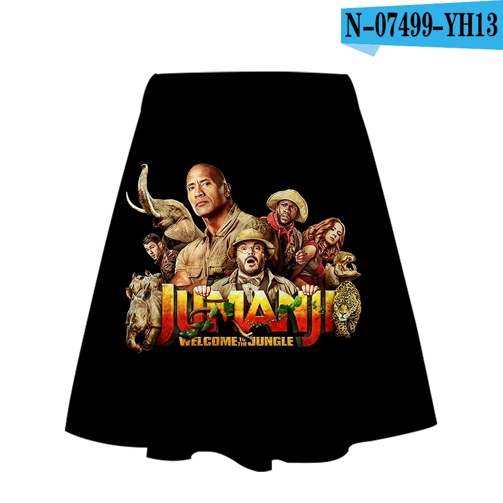 Jumanji Добро пожаловать в джунгли юбка Харадзюку Повседневная стиль Харадзюку поп юбки новые сексуальные Kpop Женская Повседневная Горячая Распродажа Мода - Цвет: 8