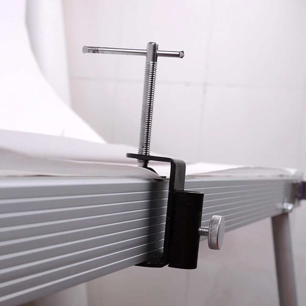 

Black Metal Adjustable Fixed Holder With Screws Fishing Rod Bracket Rotatable Stainless Steel Tool Accessories Lightweight