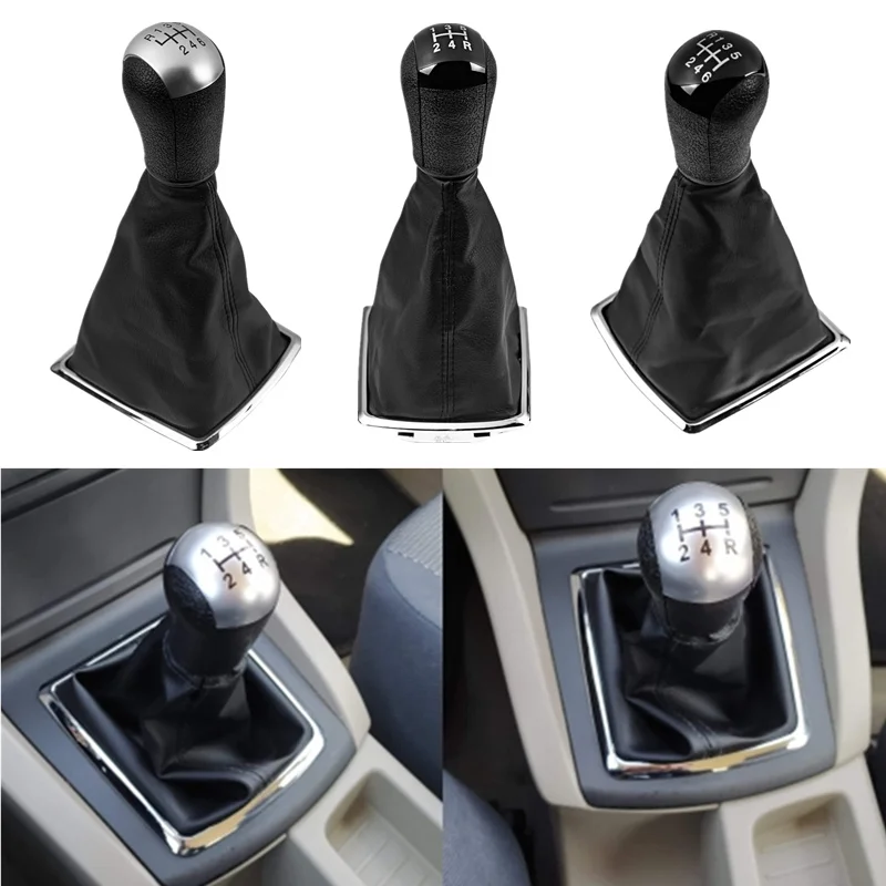 

Car Styling Gear Shift Knob Lever Gaitor Boot Cover Collar For Ford Focus 2 Mondeo MK2 2004 2005 2007 2008 2009 2010 2011