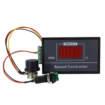 

DC 6-60V 30A Speed PWM Controller Adjustable Motor Controller with Digital Display
