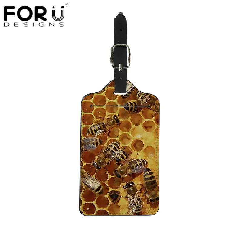 FORUDESIGNS/3D животный принт пчелы Чехол для багажа пылезащитный дождевик для 18-32 дюймов Чехол чемодан защитные чехлы аксессуары для путешествий - Цвет: HMA382Z24