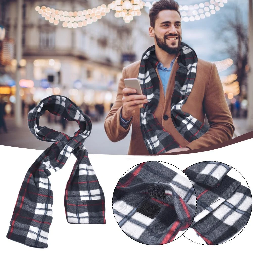 Bufanda eléctrica de invierno para hombre y mujer, Unisex con calefacción rápida, recargable por para actividades al libre, triangulación de - AliExpress