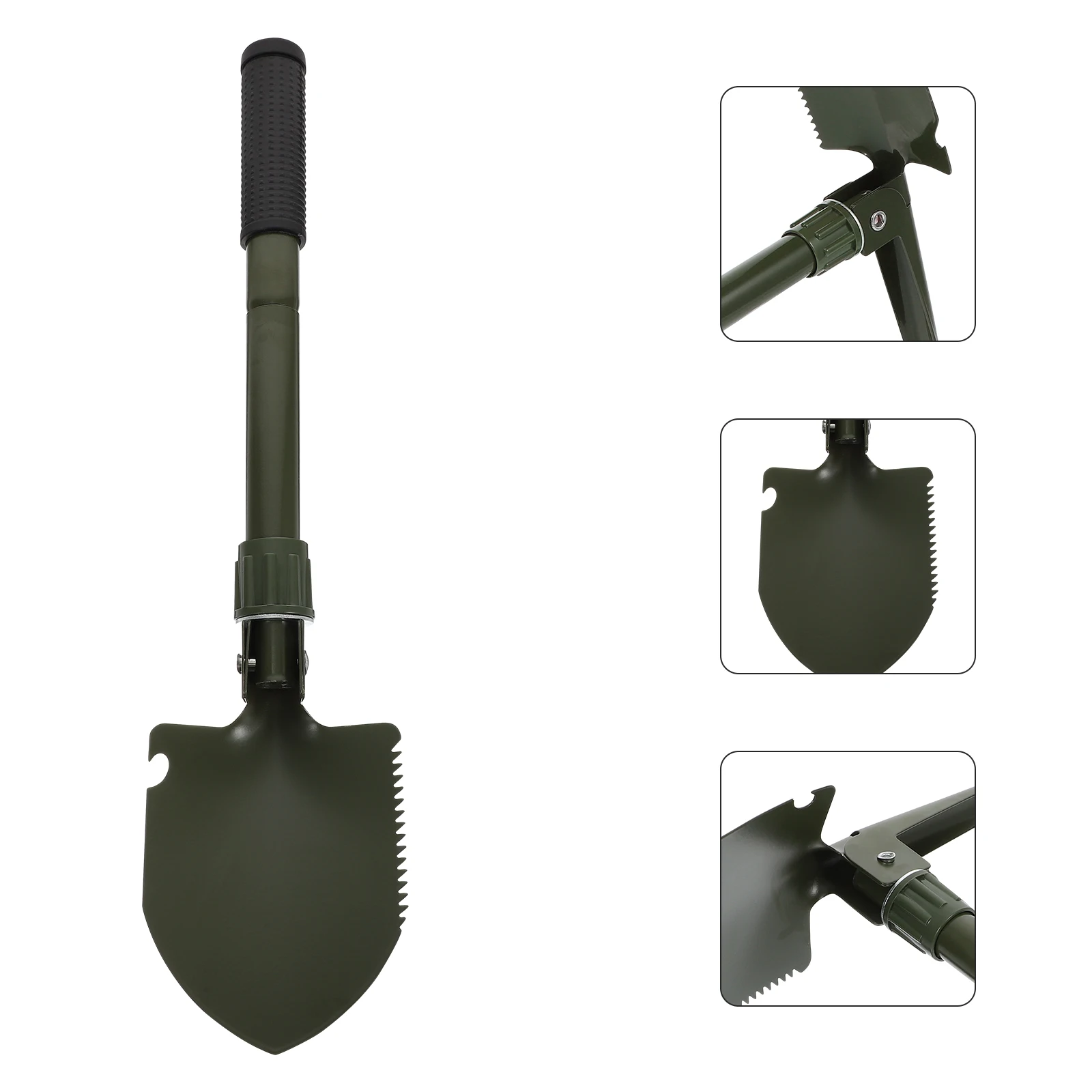 

1 Set Of Winter Foldable Shovel Tri-Fold Shovel Functional Gardening Spade Multi-Functional Shovel