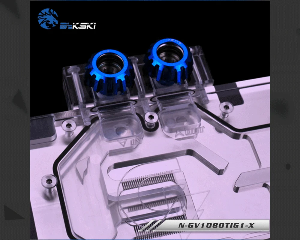 Bykski N-GV1080TIG1-X, Full Cover Graphics Card Water Cooling Block RGB/RBW for Gigabyte GTX1080Ti Gaming OC 11G  