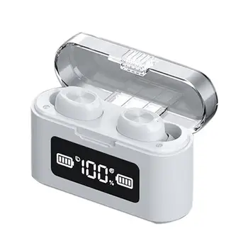 

TWS Bluetooth V5.1 Wireless in-Ear Headset with Touch Control Microphone HD Call