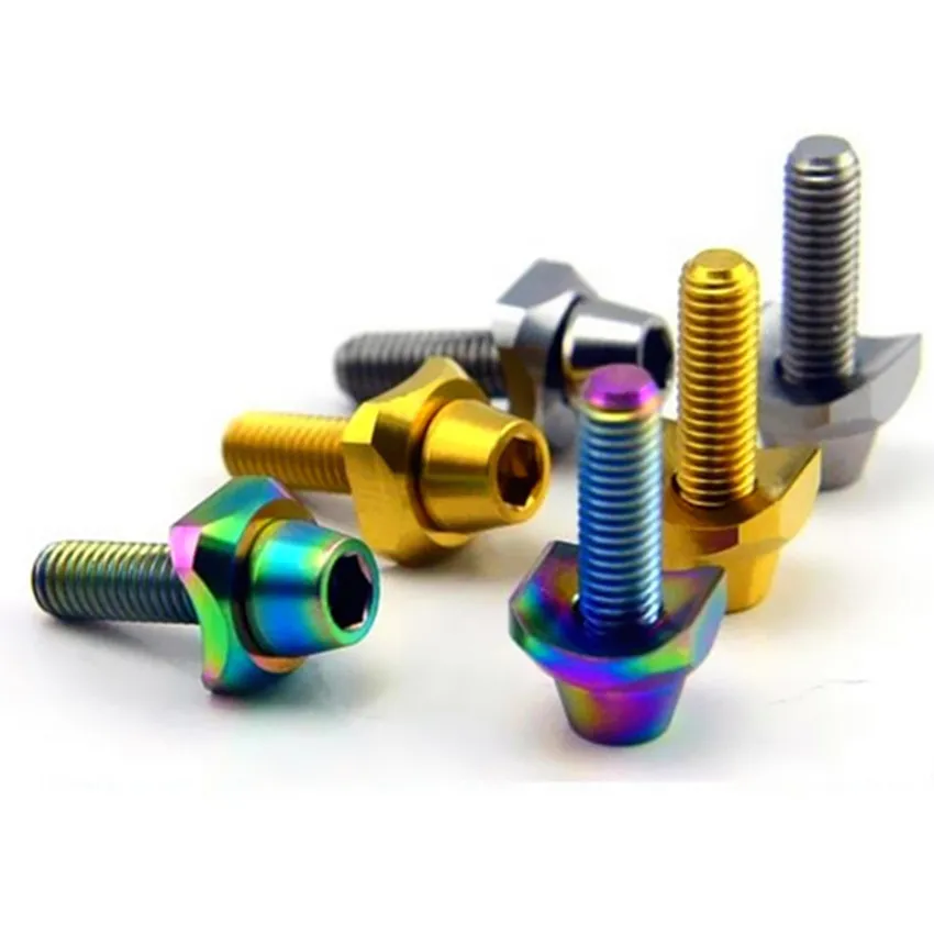 Изогнутая титановая прокладка разноцветные титановые шайбы с кольцом 1/2 5 х16 мм