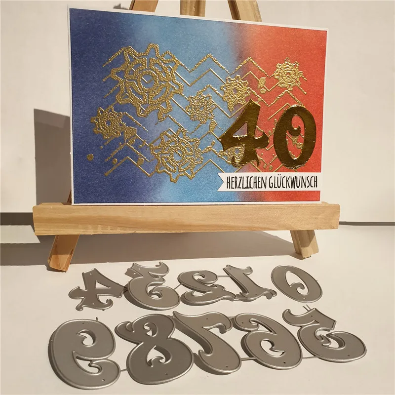 

Naifumodo 84*61mm Dies Cutting Number Alphabet Metal Cutting for DIY Scrapbooking Craft Card Embossing Die Cut New Template