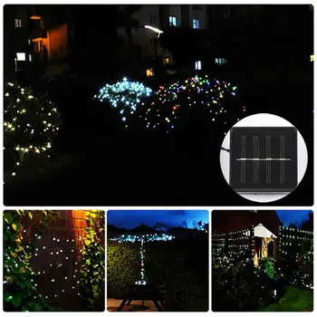 

200 Leds Solar Fairy Lights 22M Outdoor Waterproof Street Garland Houses Christmas Garden Decorations String Light Strip