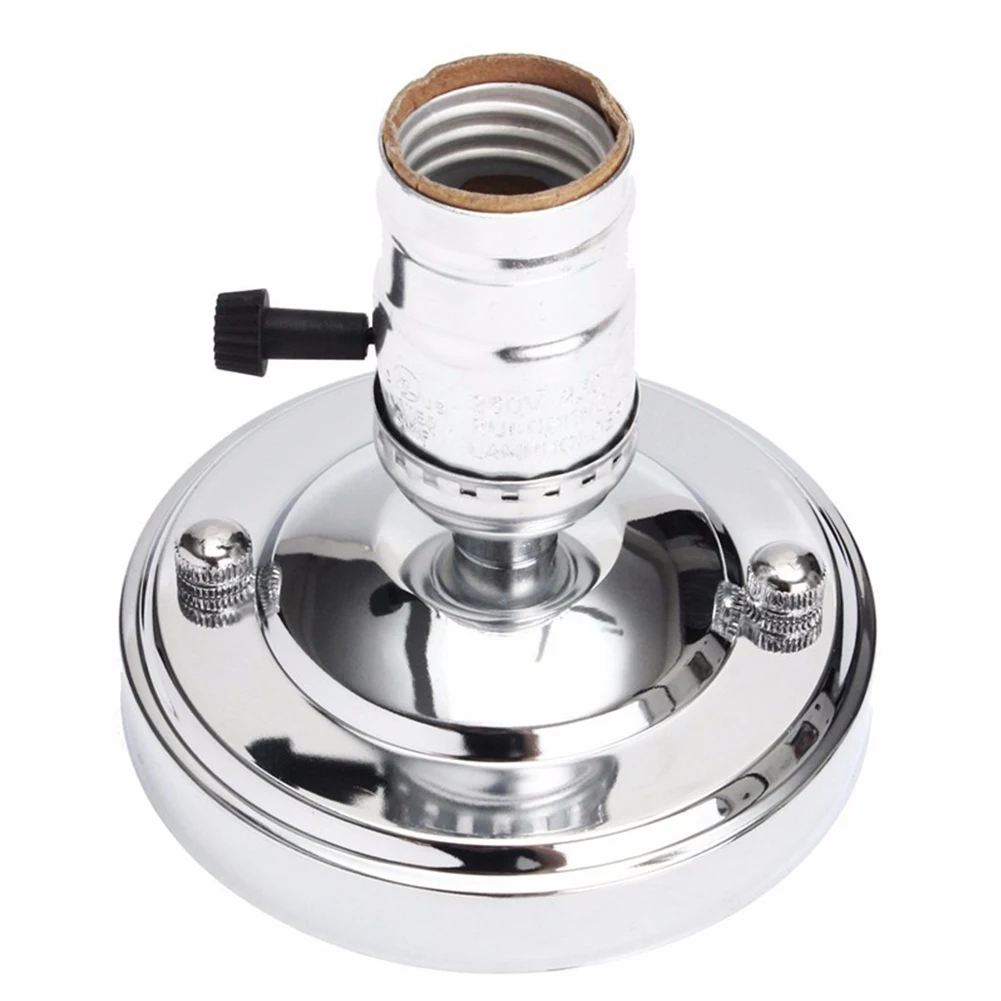 

E26 E27 Ceiling Screw Light Antique Base Aluminum Retro Socket Holder Vintage Lamp Holder Stand Type