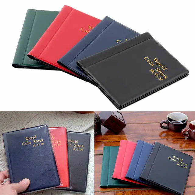 60/120 Pockets Album For Coins Collection Book