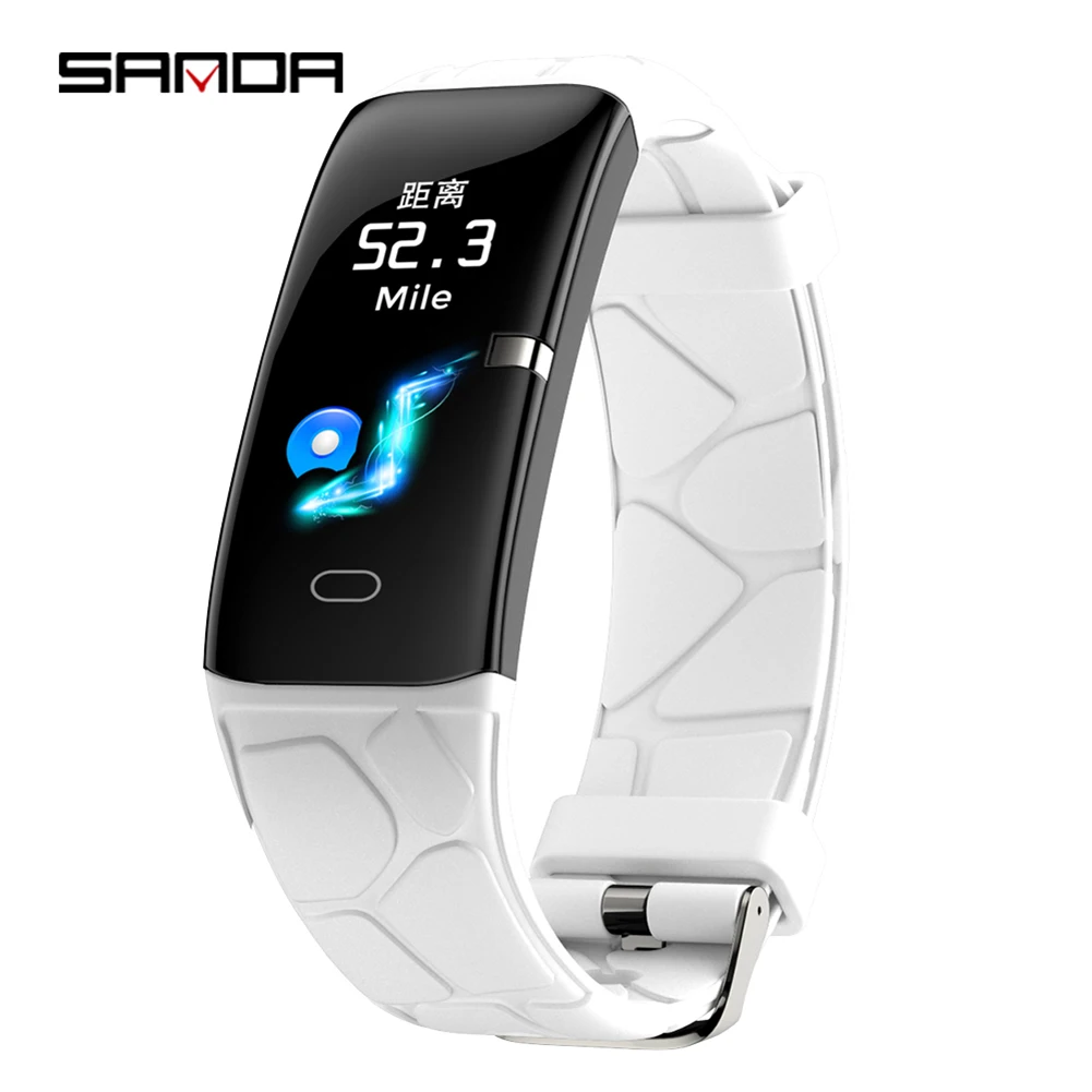 Watch SANDA Smart Watch Bluetooth Touch Screen Music Control Health Tracker Message Reminder Smart Wristwatch Compatible