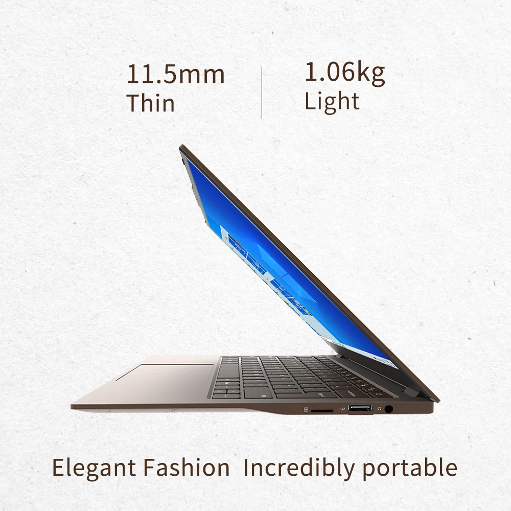 Jumper EZbook X3 Air Intel N4100 Ultra Slim Notebook Quad Core Win 10 Laptop 13.3 Inch 1920*1080 IPS Screen 8GB128GB Computer